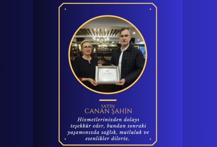 Personelimiz Canan Şahin Emekli Olmuştur