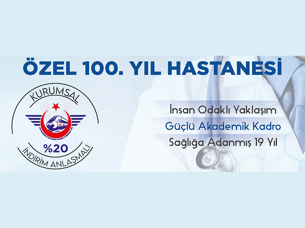 Vakfımız ve Özel 100. Yıl Hastanesi Arasında Anlaşma Yapılmıştır